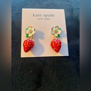 Brand New Kate Spade Strawberry 🍓 Earrings